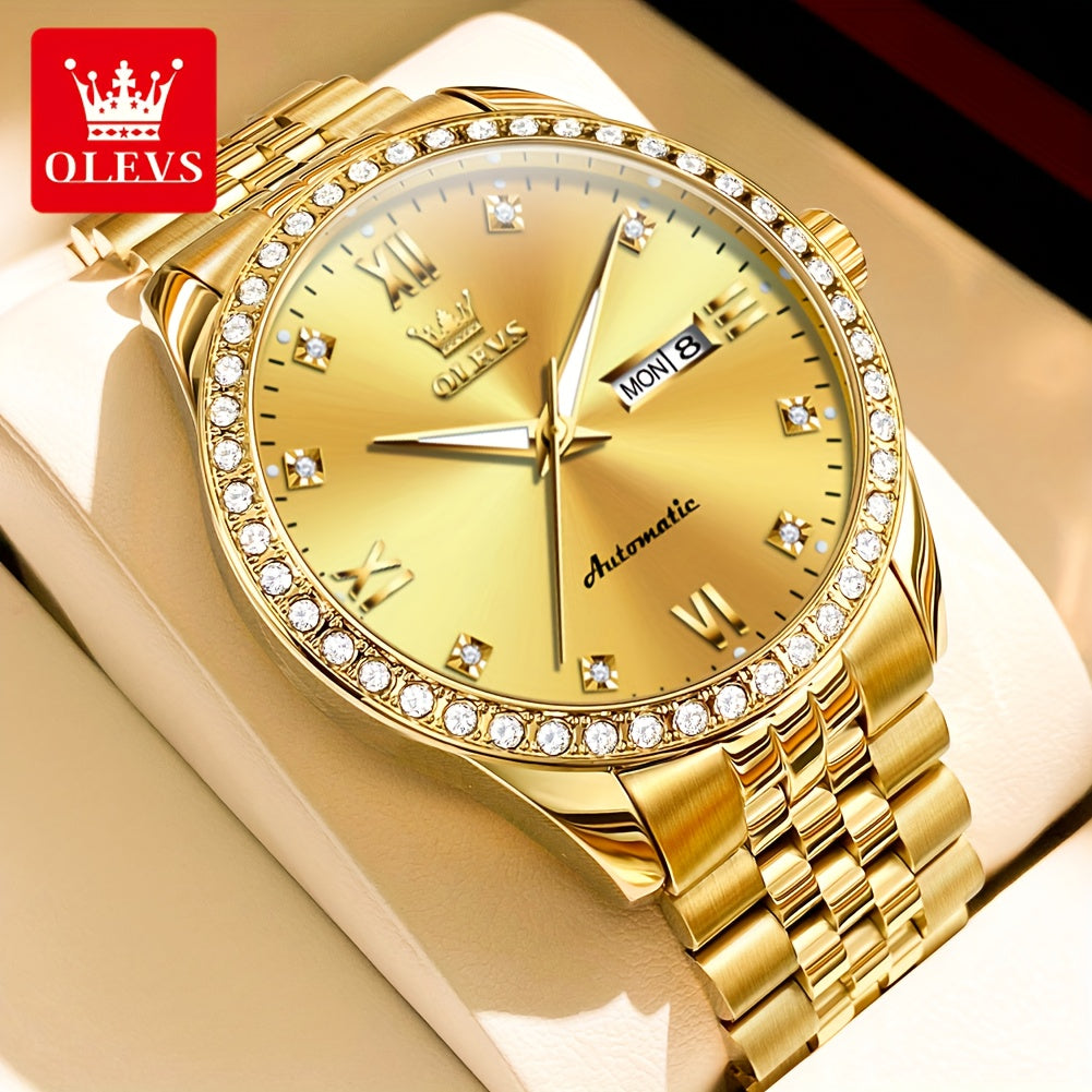 OLEVS New Casual Fashion Stainless Steel Automatic
