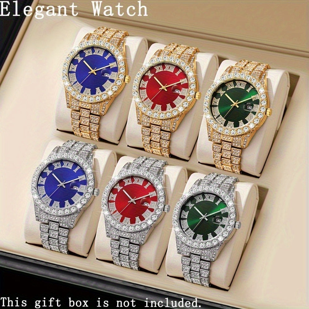 6pcs/ set Men Watch, Luxury Men Watches.