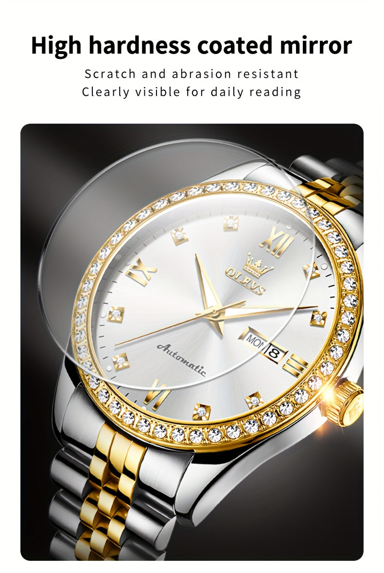 OLEVS New Casual Fashion Stainless Steel Automatic