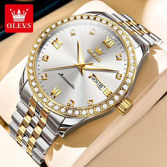 OLEVS New Casual Fashion Stainless Steel Automatic