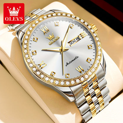 OLEVS New Casual Fashion Stainless Steel Automatic