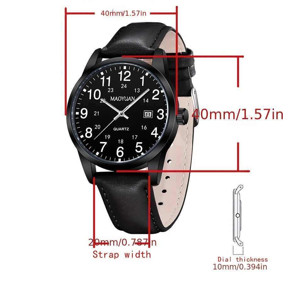 Fashion Men'S Sports Watch Automatic Date Clock Business