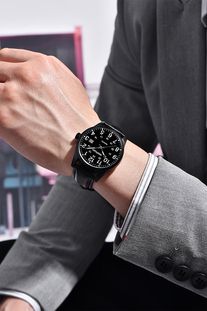 Fashion Men'S Sports Watch Automatic Date Clock Business