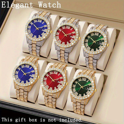 6pcs/ set Men Watch, Luxury Men Watches.
