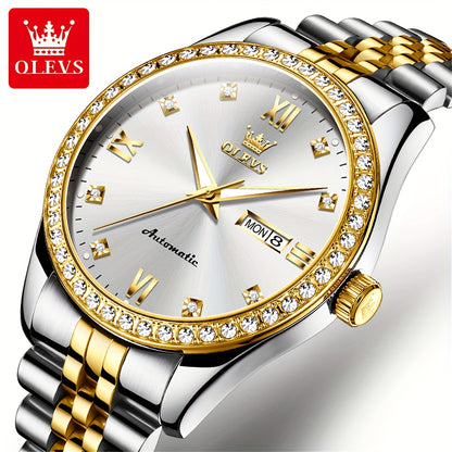 OLEVS New Casual Fashion Stainless Steel Automatic