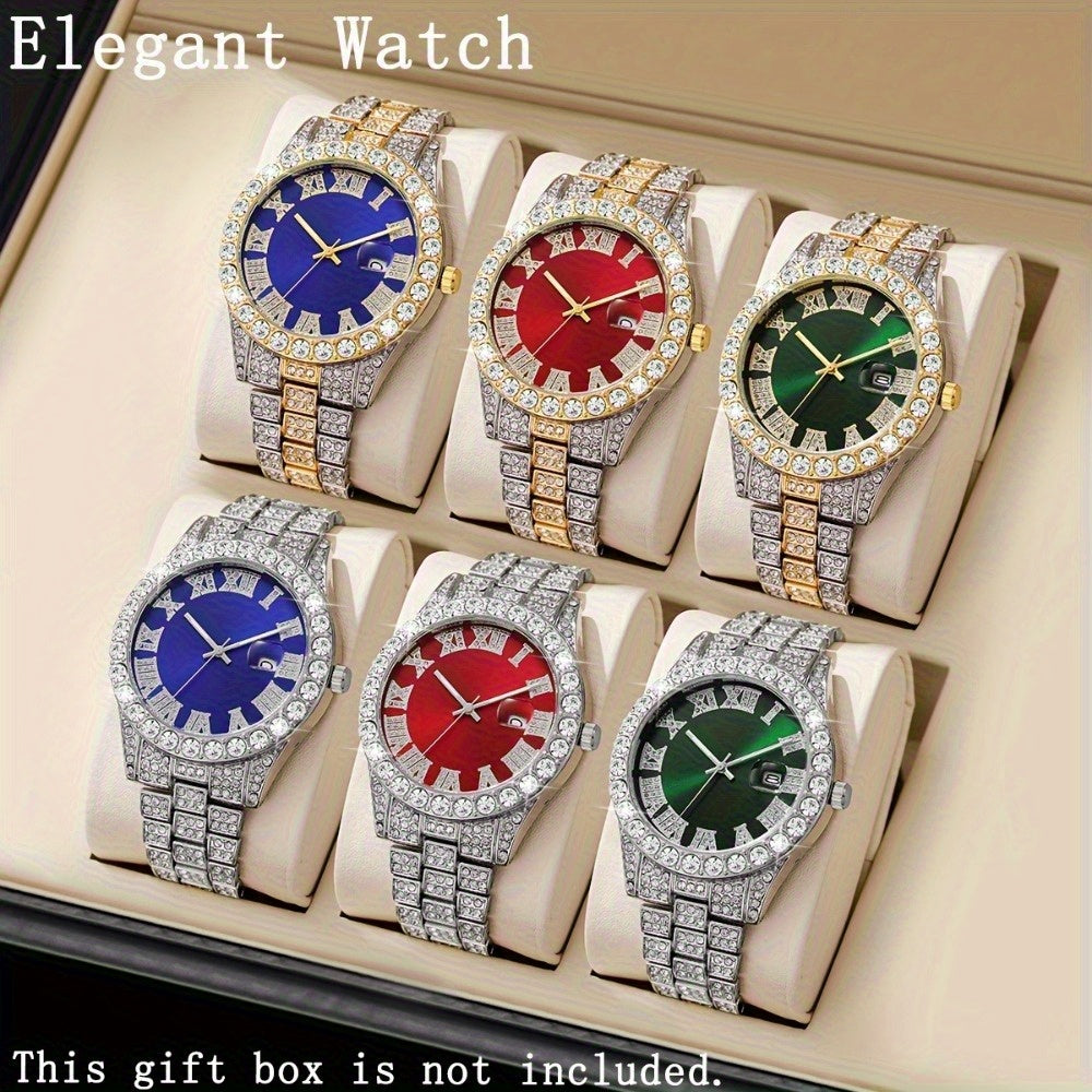 6pcs/ set Men Watch, Luxury Men Watches.