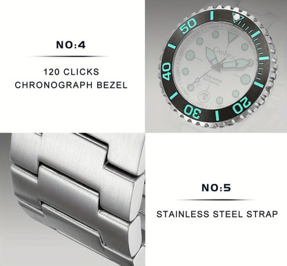 CADISEN AQUA DIVER New Brand Luxury Men Watches