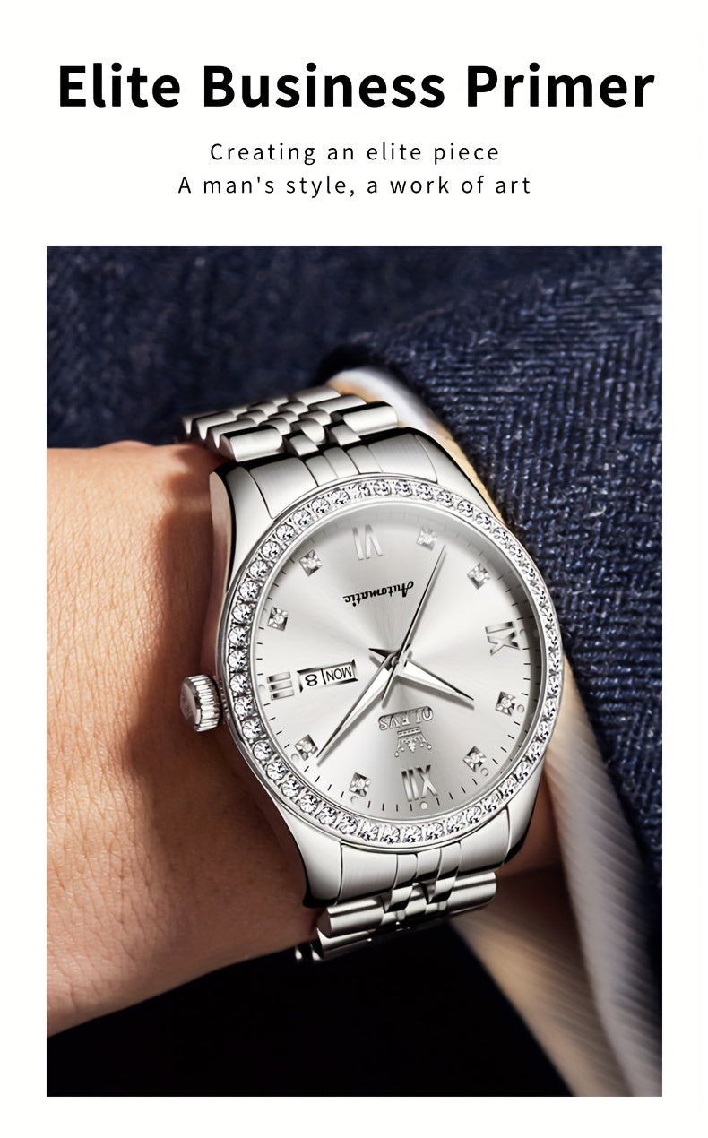 OLEVS New Casual Fashion Stainless Steel Automatic