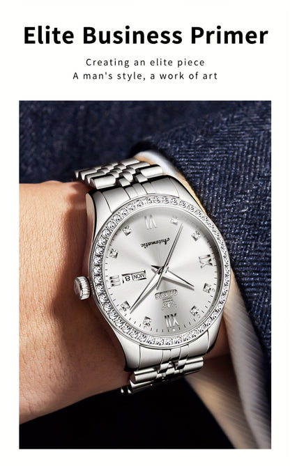 OLEVS New Casual Fashion Stainless Steel Automatic