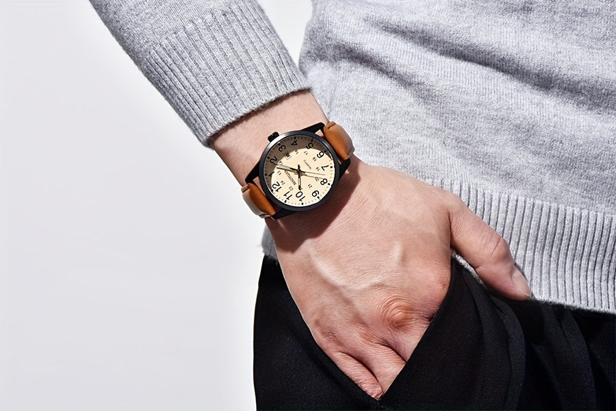 Fashion Men'S Sports Watch Automatic Date Clock Business