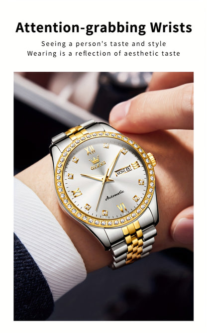 OLEVS New Casual Fashion Stainless Steel Automatic