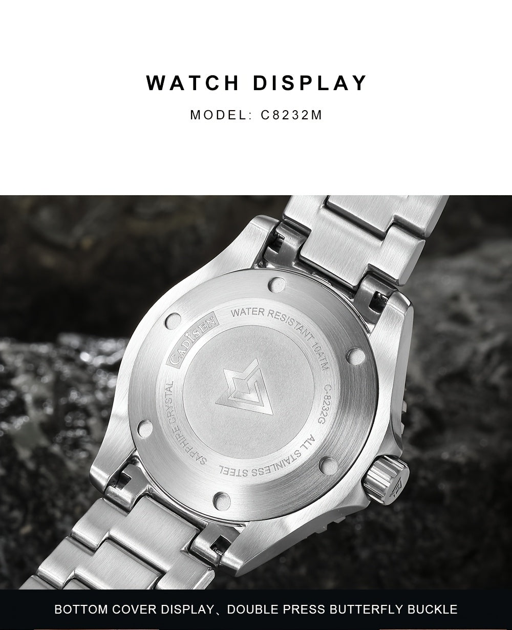 CADISEN AQUA DIVER New Brand Luxury Men Watches