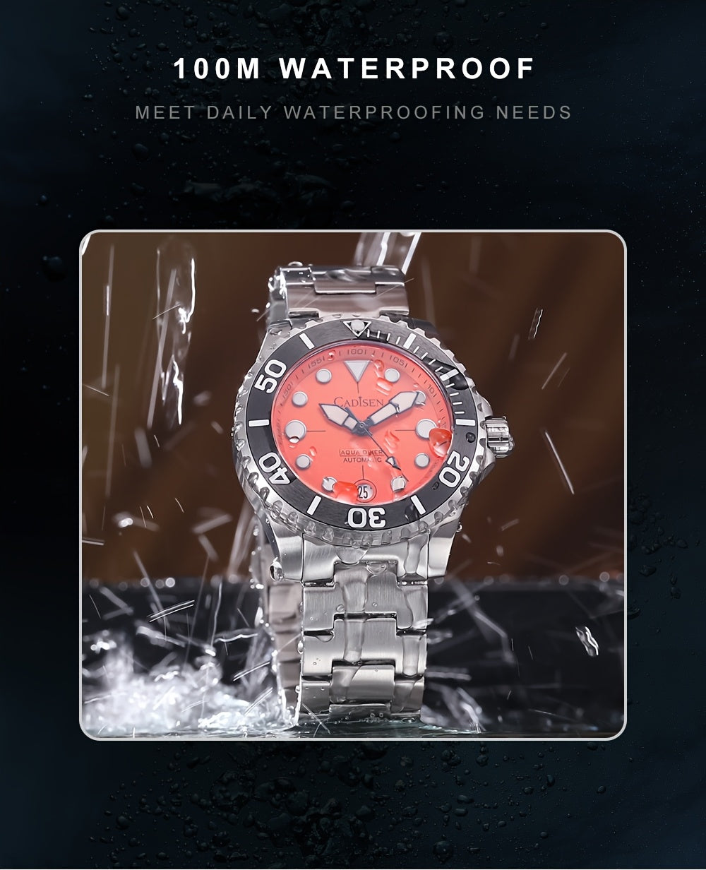 CADISEN AQUA DIVER New Brand Luxury Men Watches