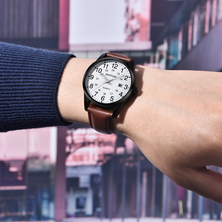 Fashion Men'S Sports Watch Automatic Date Clock Business