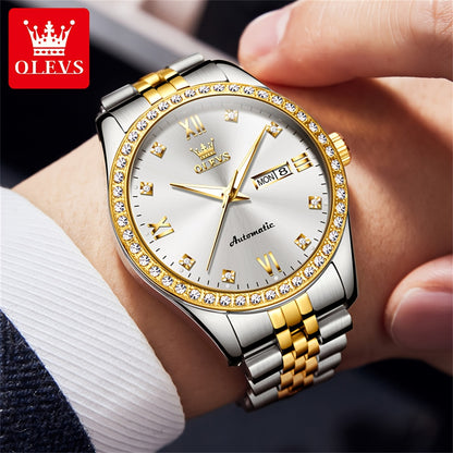 OLEVS New Casual Fashion Stainless Steel Automatic
