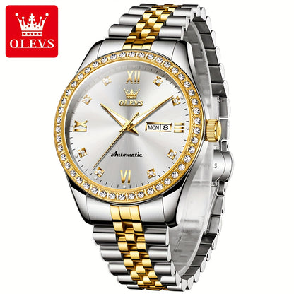 OLEVS New Casual Fashion Stainless Steel Automatic