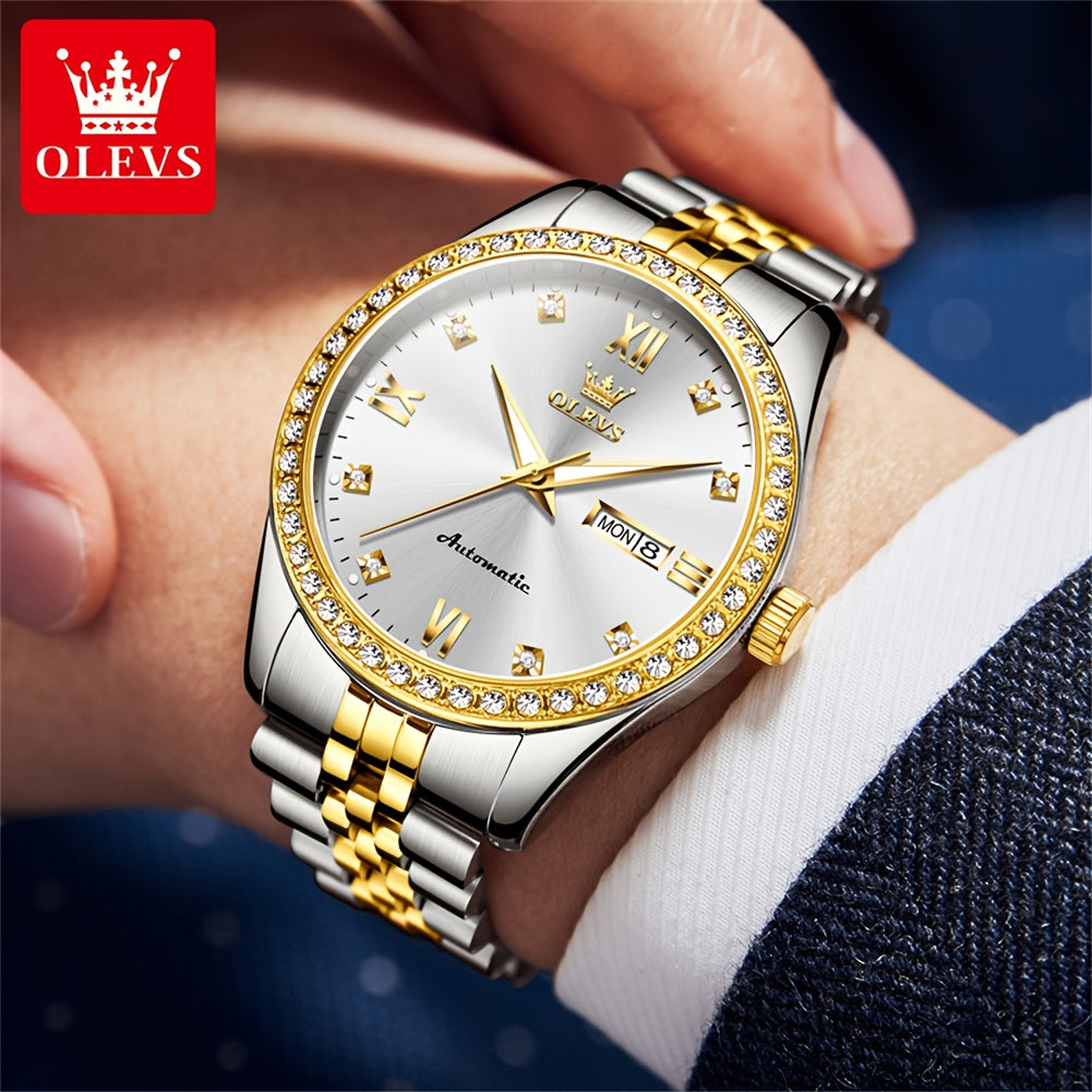 OLEVS New Casual Fashion Stainless Steel Automatic