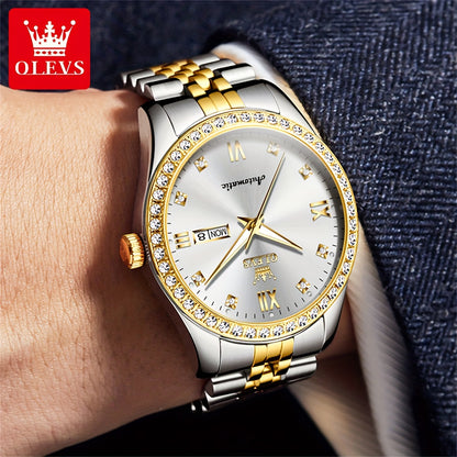 OLEVS New Casual Fashion Stainless Steel Automatic