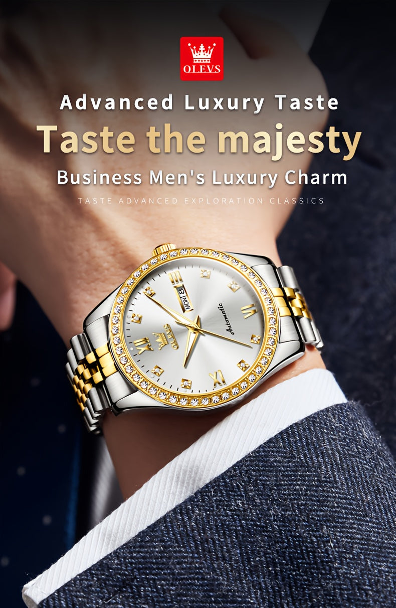 OLEVS New Casual Fashion Stainless Steel Automatic