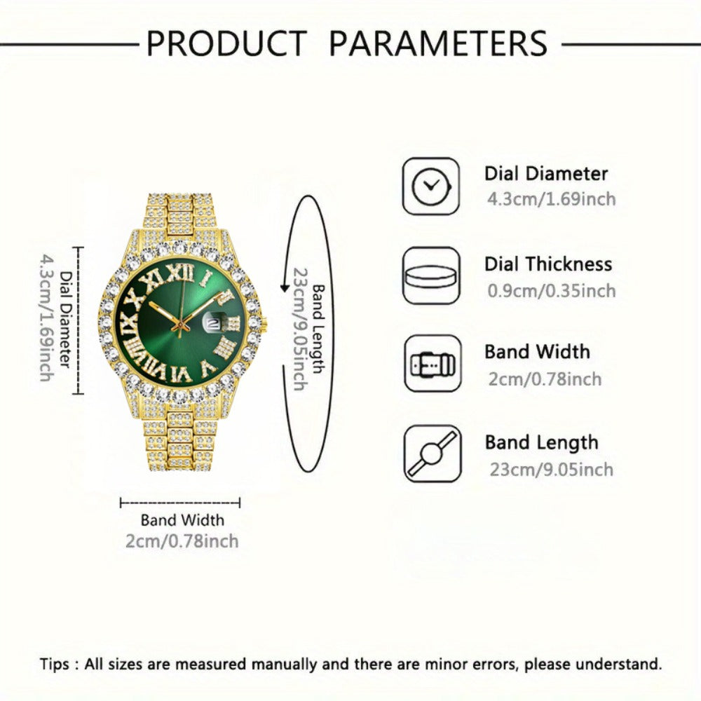 6pcs/ set Men Watch, Luxury Men Watches.