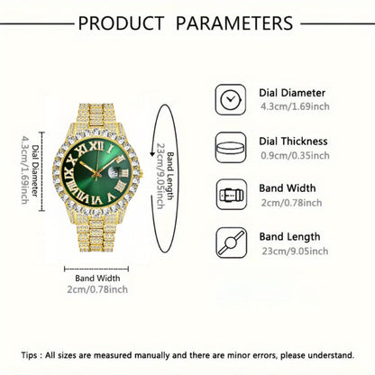 6pcs/ set Men Watch, Luxury Men Watches.