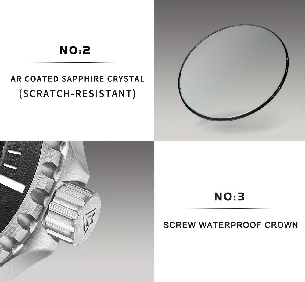 CADISEN AQUA DIVER New Brand Luxury Men Watches