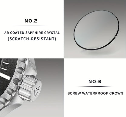 CADISEN AQUA DIVER New Brand Luxury Men Watches