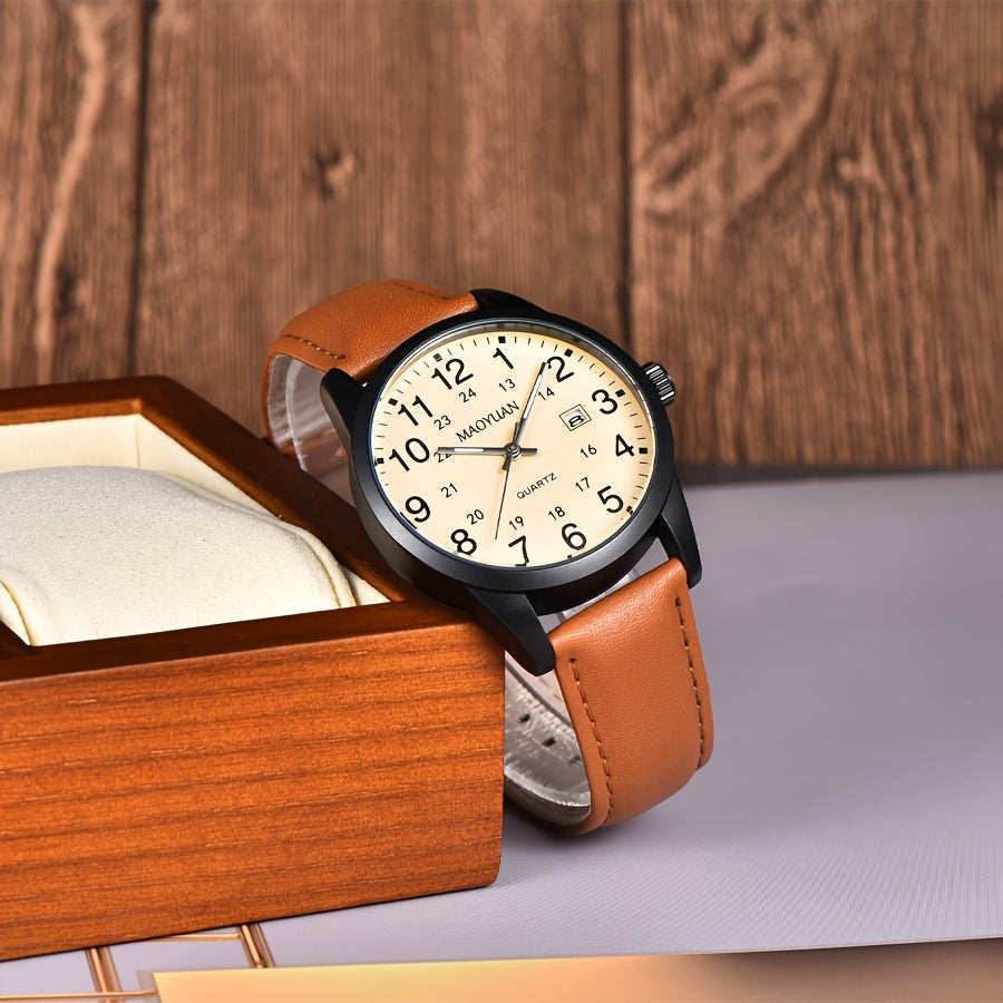 Fashion Men'S Sports Watch Automatic Date Clock Business