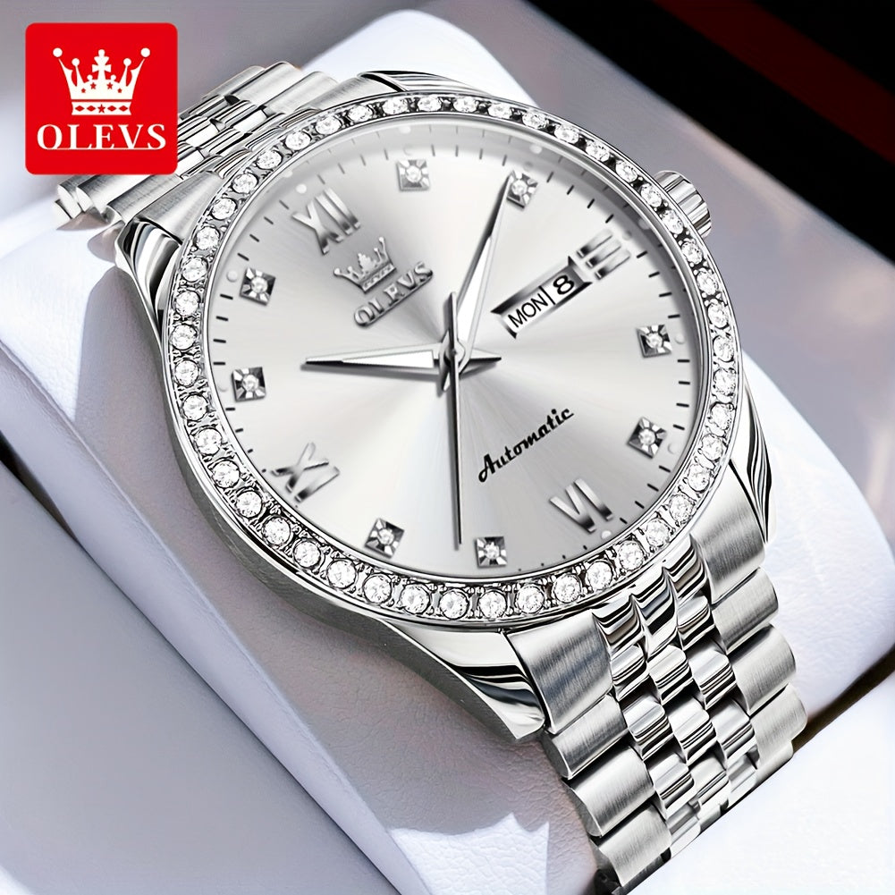 OLEVS New Casual Fashion Stainless Steel Automatic