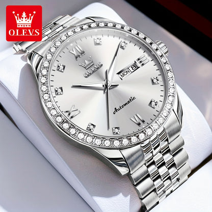 OLEVS New Casual Fashion Stainless Steel Automatic
